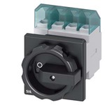 3LD2254-1TL51 (3LD22541TL51) ГЛАВНЫЙ УПРАВЛЯЮЩИЙ ПЕРЕКЛЮЧАТЕЛЬ 4-ПОЛЮСНЫЙ IU=32, P/AC-23A AT 400V=11, 5KW, ДЛЯ ФРОНТАЛЬНОГО МОНТАЖА, МОНТАЖ ПОСР. ЦЕНТР. ОТВЕРСТИЯ ПОВОРОТНЫЙ ИСП. МЕХАНИЗМ ЧЕРН.