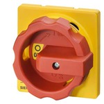 3LD9224-3D (3LD92243D) ПОВОРОТНЫЙ ПРИВОД КРАСН\ЖЕЛТ. ДЛЯ ПЕРЕКЛЮЧАТЕЛЯ 3LD2, 25A, 32A, ДЛЯ ФРОНТАЛЬНОГО МОНТАЖА, МОНТАЖ ПОСР. ЦЕНТР. ОТВЕРСТИЯ