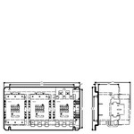 Купить 3RA1952-2F (3RA19522F) МОНТАЖНАЯ ПЛАТА ДЛЯ КОНТАКТОРНОЙ СБОРКИ ЗВЕЗДА-ТРЕУГОЛЬНИК ТИПОРАЗМЕР S6-S6-S6 (ПРЕДПОЧТИТЕЛЬНЫЙ ТИП)