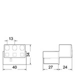 Купить 3RV1917-5D (3RV19175D) FOR CURRENT SUPPLY AND ALSO FOR CONNECTION OF 3-PHASE BUSBARS 3RV1917-1/4