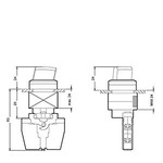 3SB3201-2KA11 (3SB32012KA11, 3SB32O1-2KA11, 3SB32O12KA11) КОМПЛЕКТНОЕ УСТРОЙСТВО, ПЕРЕКЛЮЧАТЕЛЬ КРУГЛЫЙ, 0-I, С ФИКСАЦИЕЙ ЧЕРНЫЙ, 1НO+1НЗ