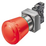 3SB3603-1HA20 (3SB36031HA20, 3SB36O3-1HA2O, 3SB36O31HA2O) КОМПЛЕКТНОЕ УСТРОЙСТВО, КРУГЛАЯ ГРИБКОВАЯ КНОПКА 40MM, С ФИКСАЦИЕЙ, С ПОВОРОТНОЙ РАЗБЛОКИРОВКОЙ, 1НЗ, МЕТАЛЛИЧ.