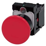 Купить 3SU1100-1BA20-1CA0-ZY15 (3SU11001BA201CA0ZY15, 3SU11OO-1BA2O-1CAO-ZY15, 3SU11OO1BA2O1CAOZY15) ГРИБОВИДНАЯ КНОПКА, 22MM, КРУГЛАЯ, ПЛАСТИК, КРАСНАЯ, 40MM, С ФИКСАЦИЕЙ, ДЕБЛОКИРОВКА ВЫТЯГИВАНИЕМ, С ДЕРЖАТЕЛЕМ, 1NC, ВИНТОВЫЕ КЛЕММЫ, С ГРАВИРОВКОЙ ЛАЗЕРОМ, UPPER AND LOWER CASE, START OF WORD ALWAYS UPPER CASE