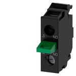 3SU1400-2AA10-1BA0 (3SU14002AA101BA0, 3SU14OO-2AA1O-1BAO, 3SU14OO2AA1O1BAO) КОНТАКТНЫЙ МОДУЛЬ С 1НО КОНТАКТОМ, ВИНТОВЫЕ КЛЕММЫ, ДЛЯ МОНТАЖА НА ДНИЩЕ ПОСТА УПРАВЛЕНИЯ