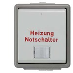 Купить 5TA4741 DELTA FLACHE АВАРИЙНЫЙ ВЫКЛЮЧАТЕЛЬ НАГРЕВА 10А 250В НАВЕСНОГО МОНТАЖА IP44 С ЗАЩИТОЙ ОТ БРЫЗГ С КОНТРОЛЬНОЙ ЛАМПОЙ 1-ПОЛЮСНЫЙ