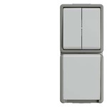 Купить 5TA4825 DELTA FLAECHE IP44 КОМБИНАЦИЯ ВЫКЛЮЧАТЕЛЯ 1НО И РОЗЕТКИ SCHUKO С ЗАЩИТОЙ ОТ ПРИКОСНОВЕНИЯ РАЗМЕРЫ 151X66X54 MM