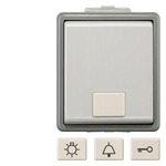 Купить 5TD4701 (5TD47O1) DELTA FLACHE IP44 КНОПКА 10А 250V С ОКНОМ (БЕЛЫЙ, ЗВОНОК, КЛЮЧ) НАВЕСНОГО МОНТАЖА