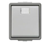 Купить 5TD4706 (5TD47O6) DELTA FLACHE IP44 КНОПКА БЕЗ ЛАМПЫ С КОНТРОЛЬНОЙ ПРОВЕРКОЙ 10А 250V С ОКНОМ НАВЕСНОГО МОНТАЖА