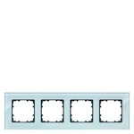 Купить 5TG1204 (5TG12O4) DELTA MIRO РАМКА 4-МЕСТНАЯ СТЕКЛО КРИСТАЛЬНЫЙ ЗЕЛЕНЫЙ 303Х90ММ