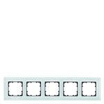 Купить 5TG1205 (5TG12O5) DELTA MIRO РАМКА 5-МЕСТНАЯ СТЕКЛО КРИСТАЛЬНЫЙ ЗЕЛЕНЫЙ 374Х90ММ