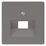 Купить 5TG1227 DELTA I-SYSTEM ЧЕРНЫЙ МЕТАЛЛИК КРЫШКА СИСТЕМНОЙ РОЗЕТКИ CAT.3+5/ BTR CAT.6 55X55MM