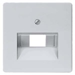 Купить 5TG1257 DELTA I-SYSTEM  АЛЮМИНЕВЫЙ МЕТАЛЛИК КРЫШКА СИСТЕМНОЙ РОЗЕТКИ CAT.3+5/ BTR CAT.6 55X55MM