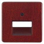 Купить 5TG1632 DELTA NATURE КРАСНЫЙ КЛЕН КРЫШКА СИСТЕМНОЙ РОЗЕТКИ CAT. 3+5/ BTR CAT.6 62X62MM