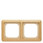 Купить 5TG1652 DELTA NATURE КЛЕН РАМКА 2-МЕСТНАЯ С ПРЯМЫМИ УГЛАМИ 152X81MM