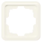 Купить 5TG1801 (5TG18O1) DELTA PROFIL ТИТАНОВО-БЕЛЫЙ РАМКА 1-МЕСТНАЯ  ВЫРЕЗАННАЯ 48Х48   80Х80MM