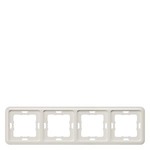 Купить 5TG1814 DELTA PROFIL ТИТАНОВО-БЕЛЫЙ РАМКА 4-МЕСТНАЯ С ПРЯМЫМИ УГЛАМИ 293X80MM