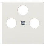 5TG2548-2 (5TG25482) DELTA I-SYSTEM ТИТАНОВО-БЕЛЫЙ КРЫШКА РОЗЕТКИ ДЛЯ RF/TV/SAT 55X55MM 2/3 ОТВЕРСТИЯ