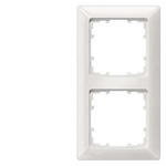 5TG2552-0 (5TG25520, 5TG2552-O, 5TG2552O) DELTA LINE ТИТАНОВО-БЕЛЫЙ РАМКА 2-МЕСТНАЯ 151X80MM