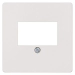 Купить 5TG2563-2 (5TG25632) DELTA I-SYSTEM ТИТАНОВО-БЕЛАЯ НАКЛАДКА 55X55MM ДЛЯ TAE И АУДИО РОЗЕТОК