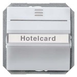 Купить 5TG4821 DELTA I-SYSTEM АЛЮМИНЕВЫЙ МЕТАЛЛИКПЕРЕКЛЮЧАТЕЛЬ ДЛЯ ОТЕЛЬНЫХ КАРТ 1CO С ПОДСВЕТКОЙ