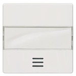 Купить 5TG6211 DELTA I-SYSTEM ТИТАНОВО-БЕЛЫЙ ВЫКЛЮЧАТЕЛЬ 1 КЛАВИША С ОКНОМ И ПОЛЕМ ДЛЯ НАДПИСИ 55X55MM
