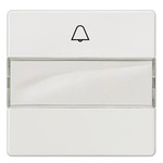 Купить 5TG6215 DELTA I-SYSTEM ТИТАНОВО-БЕЛЫЙ ВЫКЛЮЧАТЕЛЬ 1 КЛАВИША С СИМВОЛОМ ЗВОНОК И ПОЛЕМ ДЛЯ НАДПИСИ 55X55MM