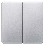 Купить 5TG6245 DELTA I-SYSTEM АЛЮМИНЕВЫЙ МЕТАЛЛИК ВЫКЛЮЧАТЕЛЬ 2 КЛАВИШИ С НУЛЕВЫМ ПРОВОДНИКОМ 55X55MM