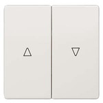 Купить 5TG7143 DELTA STYLE ТИТАНОВО-БЕЛЫЙ ВЫКЛЮЧАТЕЛЬ ЖАЛЮЗИ 2 КЛАВИШИ С СИМВОЛОМ ВВЕРХ/ВНИЗ