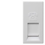 Купить 5TG9874-1TW (5TG98741TW) DELTA M-SYSTEM ТИТАНОВО БЕЛЫЙ МОДУЛЬНАЯ JACK РОЗЕТКА CAT3 RJ11 6/4 С ВЫКЛЮЧАТЕЛЕМ