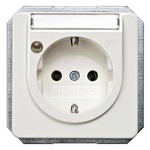 Купить 5UB1472 DELTA PROFIL ТИТАНОВО-БЕЛЫЙ РОЗЕТКА SCHUKO 10A DC/ 16A AC 250V С БЕЗРЕЗЬБОВЫМИ КОНТАКТНЫМИ ЗАЖИМАМИ С ИНДИКАЦИЕЙ СТАТУСА И ПОЛЕМ ДЛЯ НАДПИСИ 65Х65 ММ