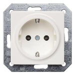 5UB1511 DELTA I-SYSTEM ТИТАНОВО-БЕЛЫЙ РОЗЕТКА SCHUKO 10A DC/16A AC 250В C ЗАЩИТНЫМ КОНТАКТОМ С БЕЗРЕЗЬБОВЫМИ КОНТАКТНЫМИ ЗАЖИМАМИЭЛ.-МЕХ.ЧАСТЬ