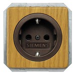 5UB1631 DELTA NATUR СВЕТЛЫЙ ДУБ РОЗЕТКА SCHUKO 16A AC 250В  C ЗАЩИТНЫМ КОНТАКТОМ C ЗАЩИТНЫМИ ШТОРКАМИ C БЕЗРЕЗЬБОВЫМИ КОНТАКТНЫМИ ЗАЖИМАМИ ЭЛ.-МЕХ. ЧАСТЬ