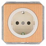 Купить 5UB1663 DELTA NATUR БУК РОЗЕТКА SCHUKO 16A AC 250В C ЗАЩИТНЫМ КОНТАКТОМ C БЕЗРЕЗЬБОВЫМИ КОНТАКТНЫМИ ЗАЖИМАМИ ЭЛ.-МЕХ. ЧАСТЬ