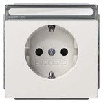Купить 5UB1857 DELTA STYLE ТИТАНОВО-БЕЛЫЙ РОЗЕТКА SCHUKO 10A DC/16А AC 250В С ЗАЩИТНЫМ КОНТАКТОМ C ЗАЩИТНЫМИ ШТОРКАМИ C БЕЗРЕЗЬБОВЫМИ КОНТАКТНЫМИ ЗАЖИМАМИ  И ПОЛЕМ ДЛЯ НАДПИСИ ЭЛ.-МЕХ.ЧАСТЬ