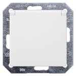 5UB1917 DELTA I-SYSTEM ТИТАНОВО-БЕЛЫЙ РОЗЕТКА SCHUKO 10A DC/16А AC 250В C ЗАЩИТНЫМ КОНТАКТОМ C ОТКИДЫВАЮЩЕЙСЯ КРЫШКОЙ C БЕЗРЕЗЬБОВЫМИ КОНТАКТНЫМИ ЗАЖИМАМИ ЭЛ.-МЕХ.ЧАСТЬ