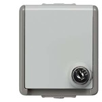 Купить 5UB4714 DELTA FLACHE РОЗЕТКА SCHUKO С КРЫШКОЙ 10A DC/16А AC 250В IP44 НАВЕСНОГО МОНТАЖА БРЫЗГОЗАЩИЩЕННАЯ С ЗАМКОМ