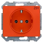 Купить 5UB5530-0RE (5UB55300RE, 5UB553O-ORE, 5UB553OORE) IRIS SCHUKO SOCKET OUTL. 10/16A 250V W. SCREWLESS TERMINALS W. INSCRIPTION ZSV ORANGE
