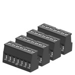 Купить 6ES7292-1AG40-0XA2 (6ES72921AG400XA2, 6ES7292-1AG4O-OXA2, 6ES72921AG4OOXA2) SIMATIC S7-1200, Запчасть, клеммный блок ввода-вывода, лужёный, кодируемый посредине, верхний, 7-контактный, для потенциального входа модуля SM 1238 Energy Meter (4 шт. с 7 винтами каждый)