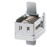 Купить 6ES7590-5BA00-0AA0 (6ES75905BA000AA0, 6ES759O-5BAOO-OAAO, 6ES759O5BAOOOAAO) SIMATIC S7-1500, ЗАПЧАСТЬ - КЛЕММА ЗАЗЕМЛЕНИЯ ДЛЯ АНАЛОГОВЫХ И ТЕХНОЛОГИЧЕСКИХ МОДУЛЕЙ. БЕЗ РАМКИ ЗАЗЕМЛЕНИЯ И БЕЗ ВВОДНОГО АДАПТЕРА ПИТАНИЯ =24 В, 5 ШТ. В УПАКОВКЕ