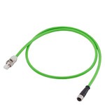 Купить 6FX5002-2DC30-1BE0 (6FX50022DC301BE0, 6FX5OO2-2DC3O-1BEO, 6FX5OO22DC3O1BEO) DRIVE-CLIQ CABLE TYPE: 6FX5002-2DC30 PREASSEMBLED FOR DIRECT MEASURING SYSTEM WITH 24 V CONNECTOR RJ45, IP20 AND MATING PLUG M12, IP67 MOTION CONNECT 500 UL/CSA, DESINA DMAX = 7.1 MM LENGTH (M)= 14